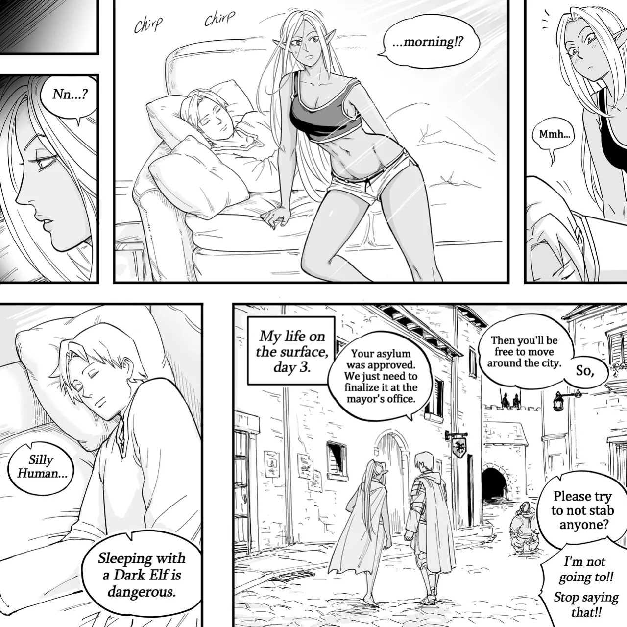 [BB (Baalbuddy)] My Dark Elf Stepsister Won't Leave Me Alone | ch.1-4 [ongoing]