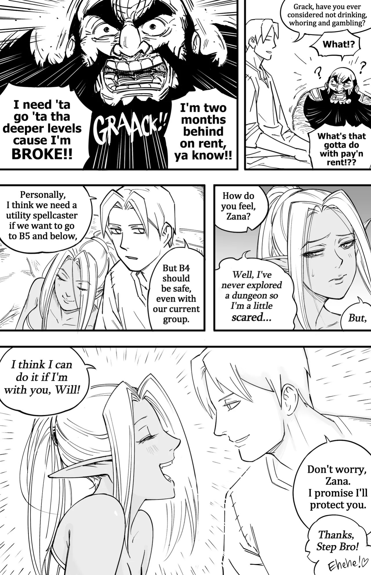 [BB (Baalbuddy)] My Dark Elf Stepsister Won't Leave Me Alone | ch.1-4 [ongoing]