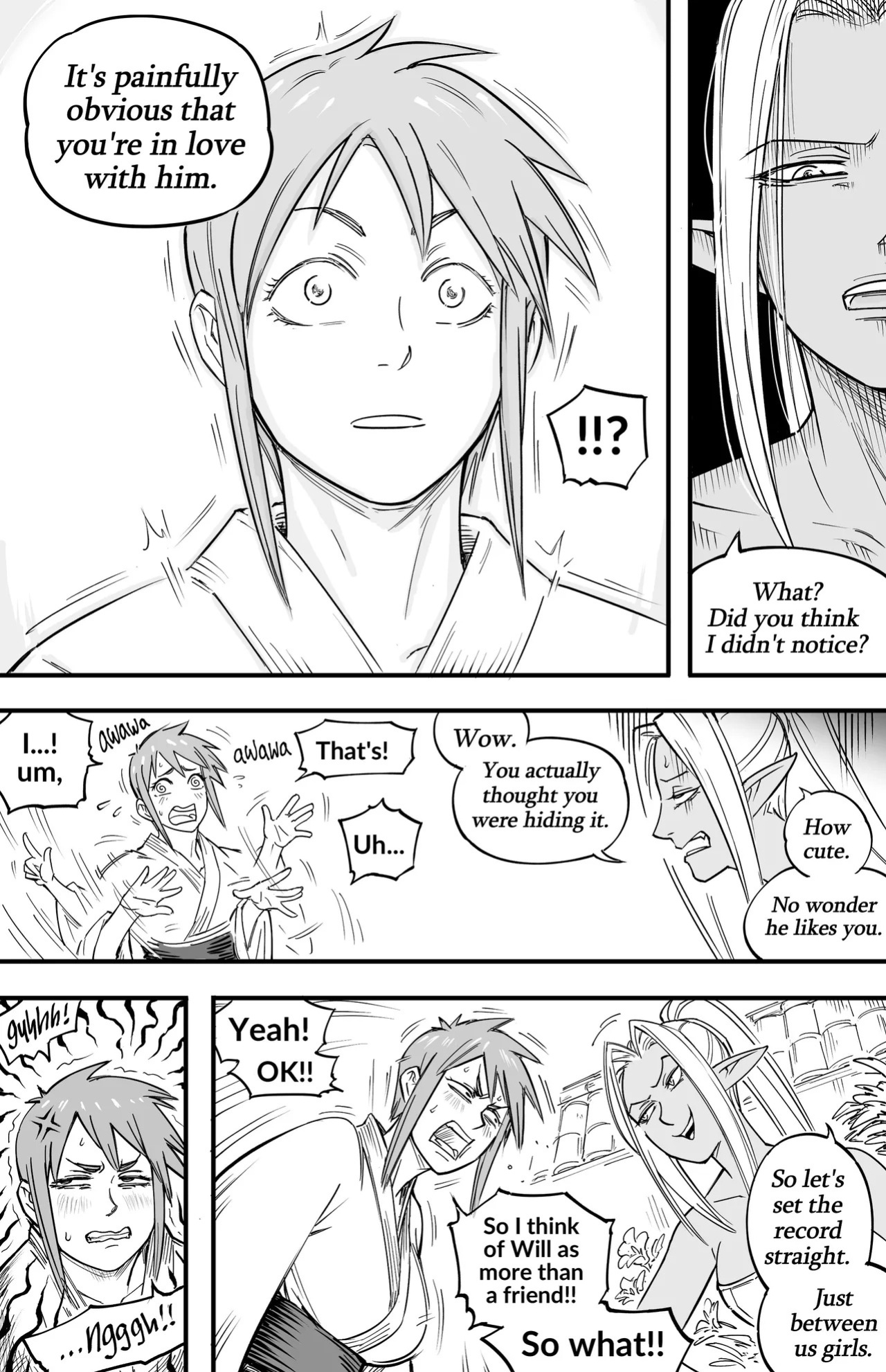 [BB (Baalbuddy)] My Dark Elf Stepsister Won't Leave Me Alone | ch.1-4 [ongoing]