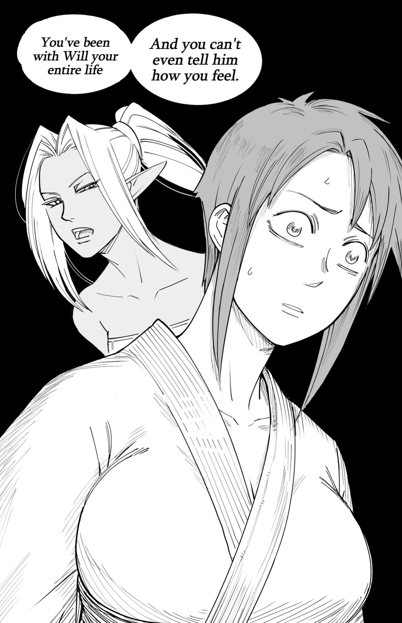 [BB (Baalbuddy)] My Dark Elf Stepsister Won't Leave Me Alone | ch.1-4 [ongoing]