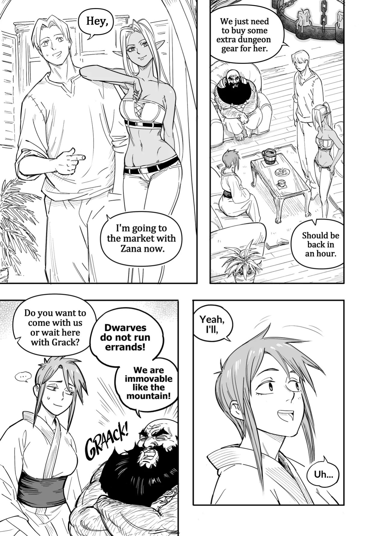 [BB (Baalbuddy)] My Dark Elf Stepsister Won't Leave Me Alone | ch.1-4 [ongoing]
