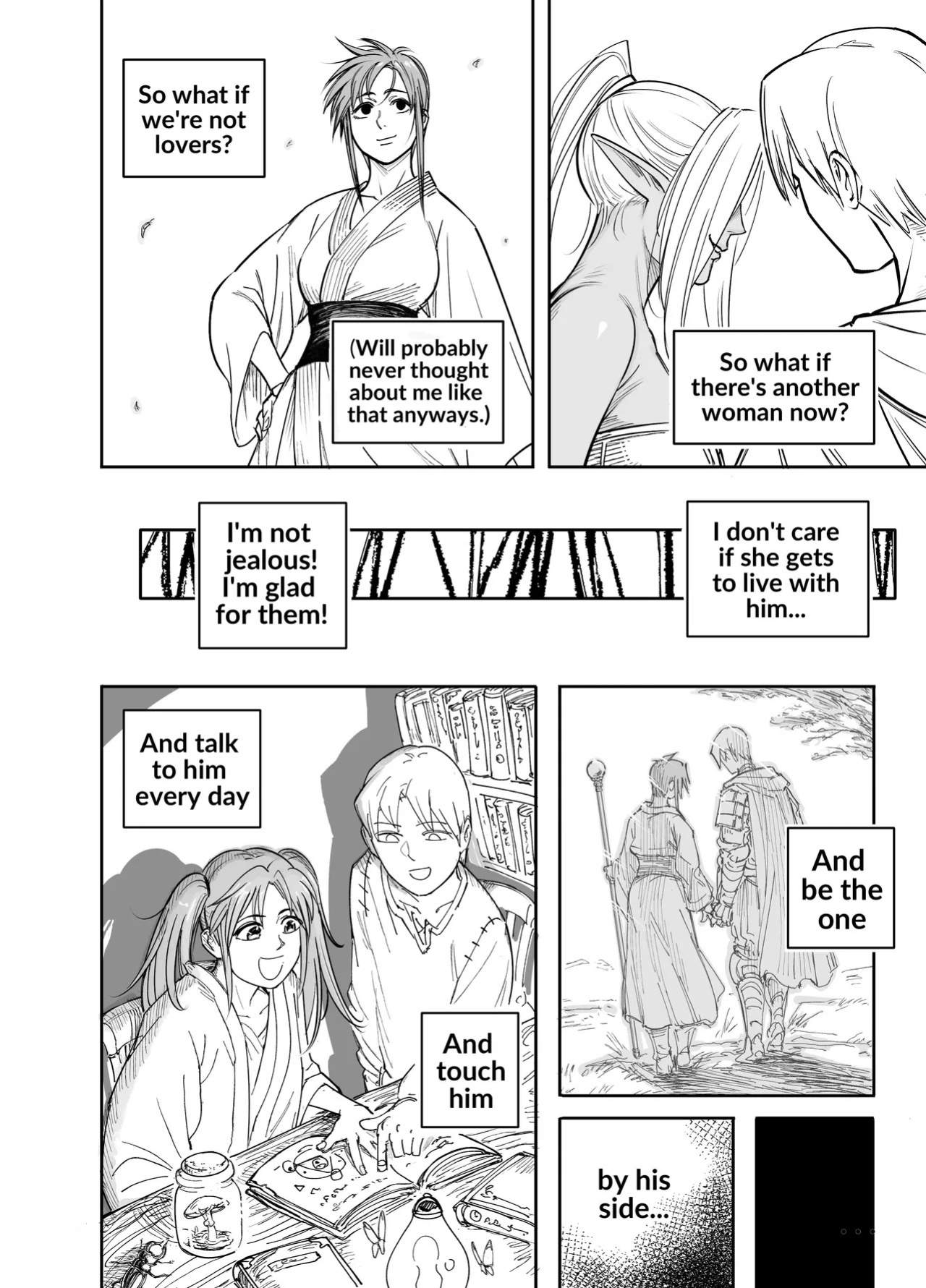 [BB (Baalbuddy)] My Dark Elf Stepsister Won't Leave Me Alone | ch.1-4 [ongoing]