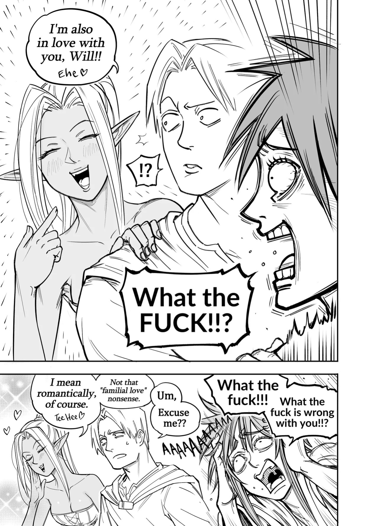[BB (Baalbuddy)] My Dark Elf Stepsister Won't Leave Me Alone | ch.1-4 [ongoing]