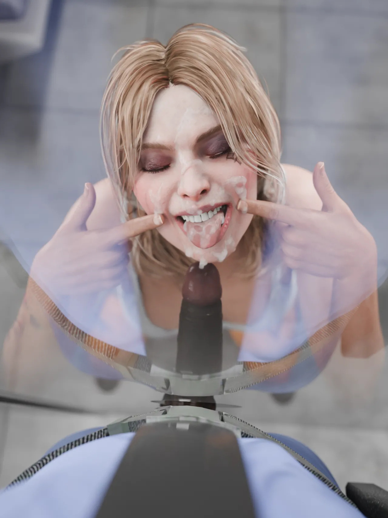 [Quick E] Arkham Asylum Glory Hole (Prisoner Outfit)
