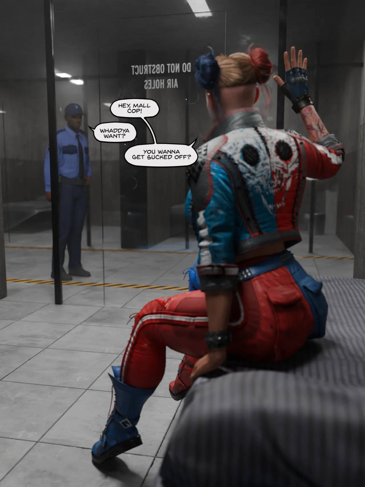 [Quick E] Arkham Asylum Glory Hole (Metallica Outfit)