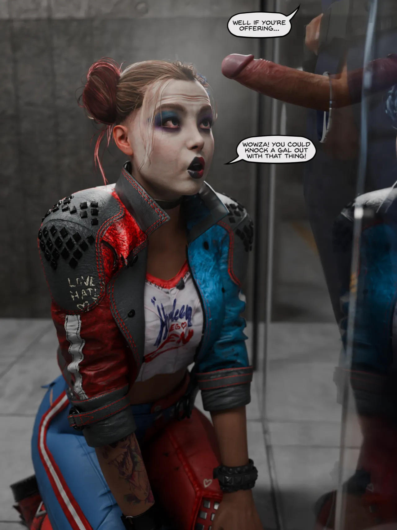 [Quick E] Arkham Asylum Glory Hole (Metallica Outfit)