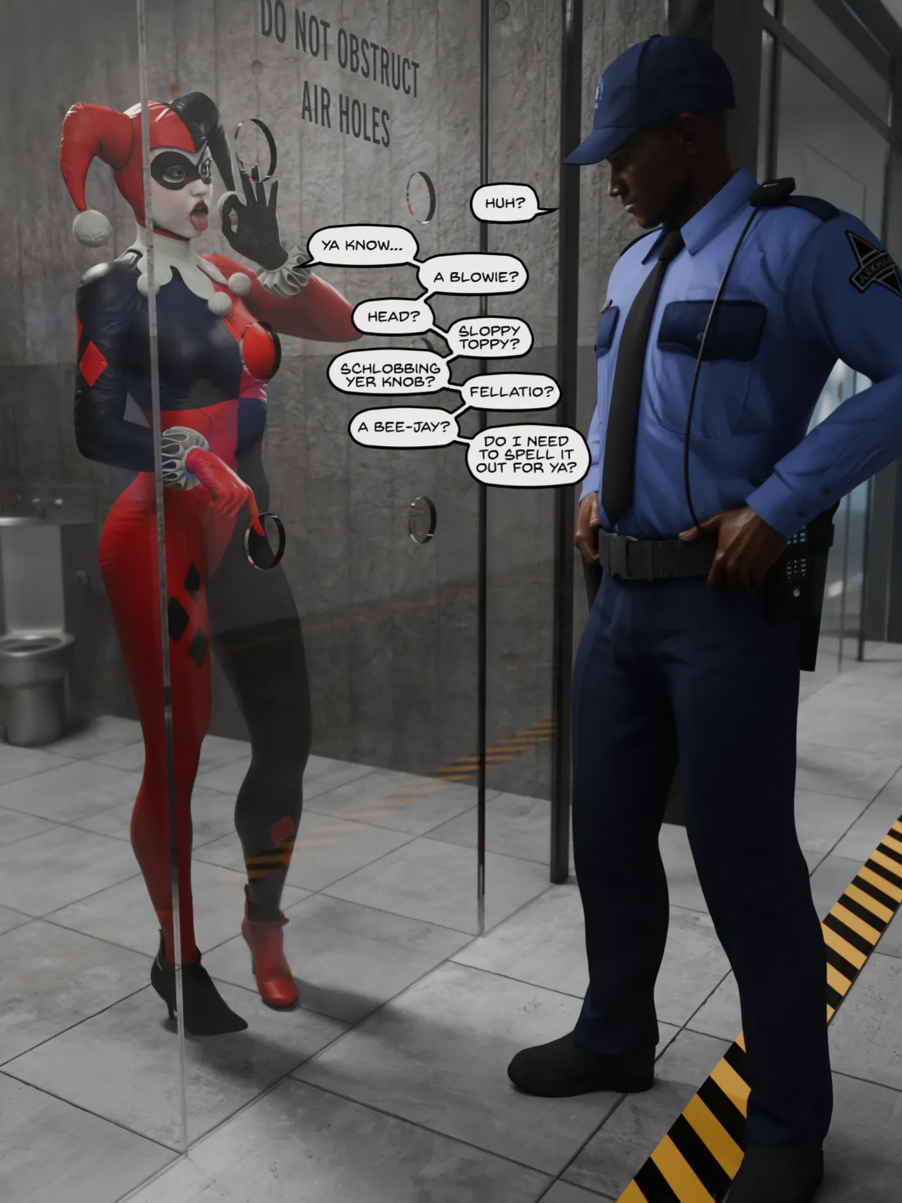 [Quick E] Arkham Asylum Glory Hole (Classic Outfit)