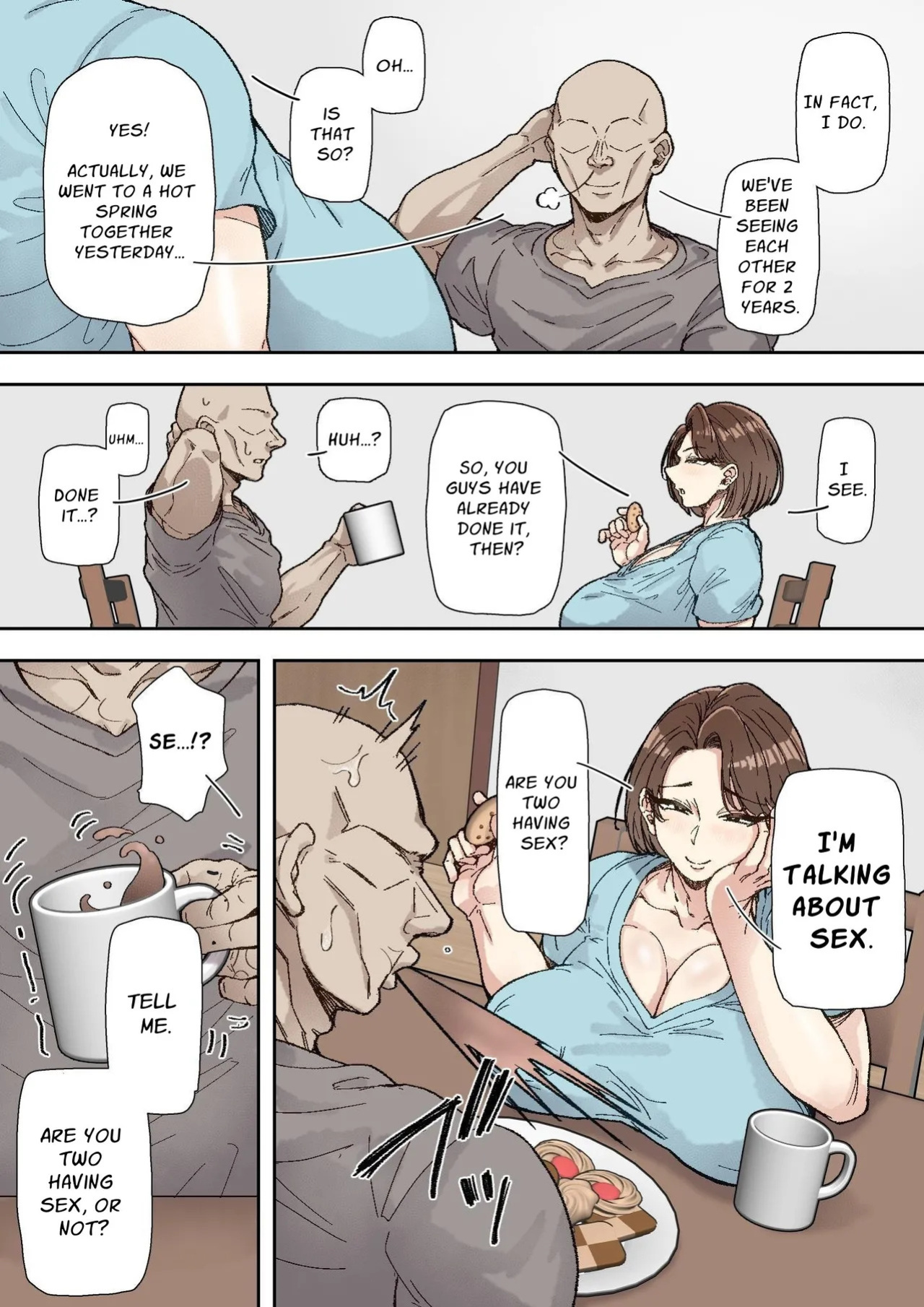 [Marui Square] Morikawa Minako (42) Beit-saki no Deka Chin-kun ni Assari Kan Ochi | Minako Morikawa (42) Easily Falls to the Big Dick Guy at Work [English] [Solid Rose]