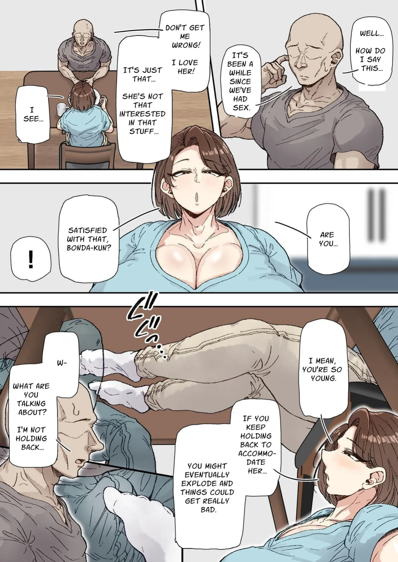 [Marui Square] Morikawa Minako (42) Beit-saki no Deka Chin-kun ni Assari Kan Ochi | Minako Morikawa (42) Easily Falls to the Big Dick Guy at Work [English] [Solid Rose]