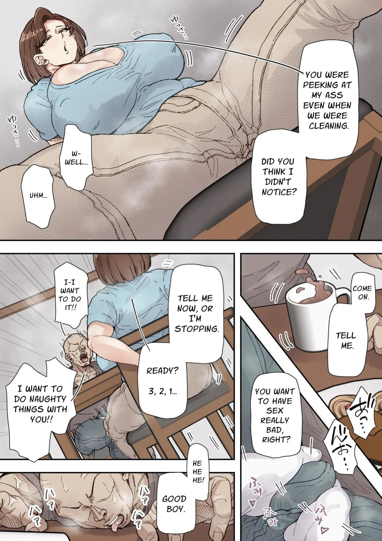 [Marui Square] Morikawa Minako (42) Beit-saki no Deka Chin-kun ni Assari Kan Ochi | Minako Morikawa (42) Easily Falls to the Big Dick Guy at Work [English] [Solid Rose]