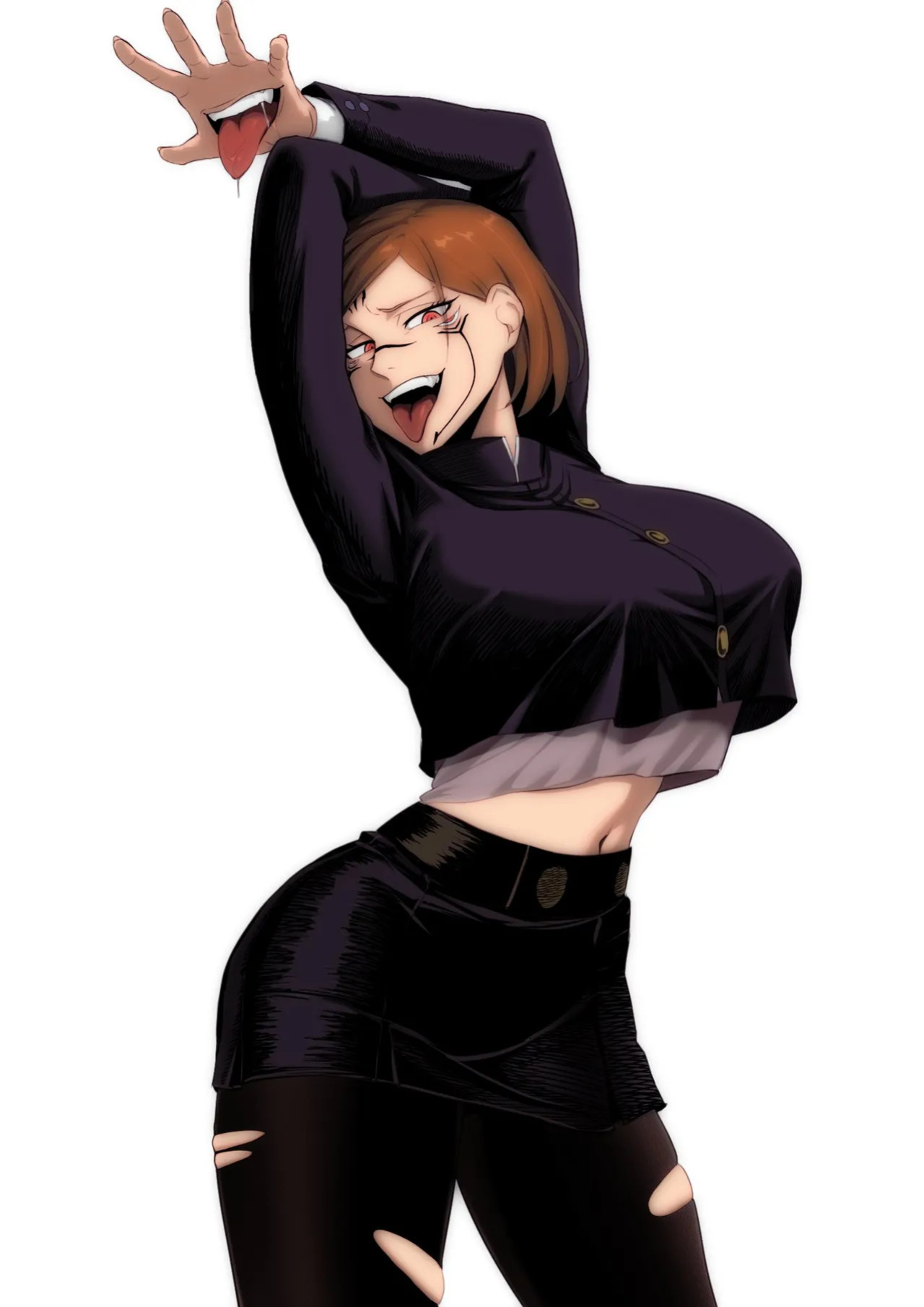 [NesZ] Bad Nobara (Jujutsu Kaisen) [uncensored+HQ] Color by: proyectoanimeh