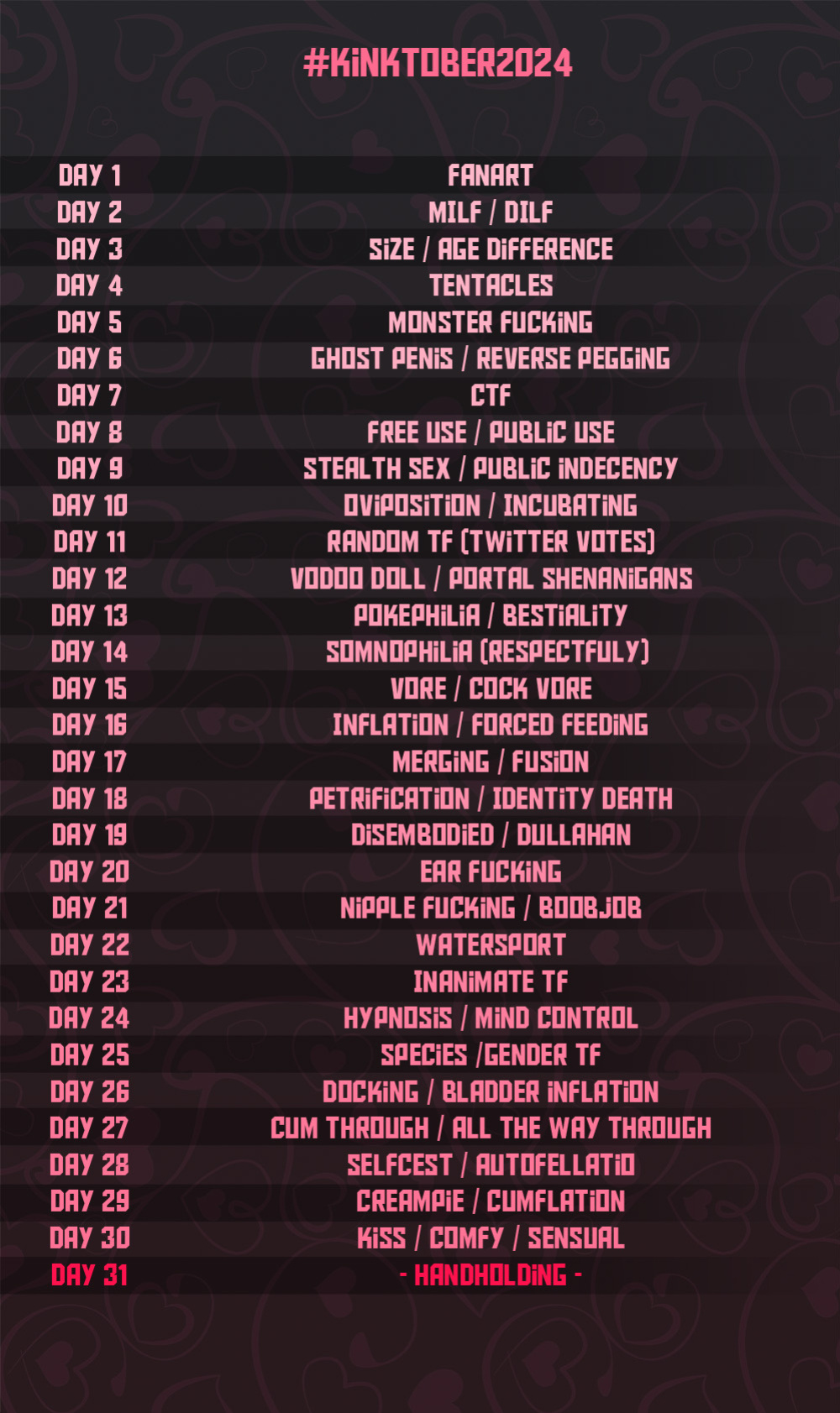 [Starlyve (Starlyvia)] Kinktober 2024