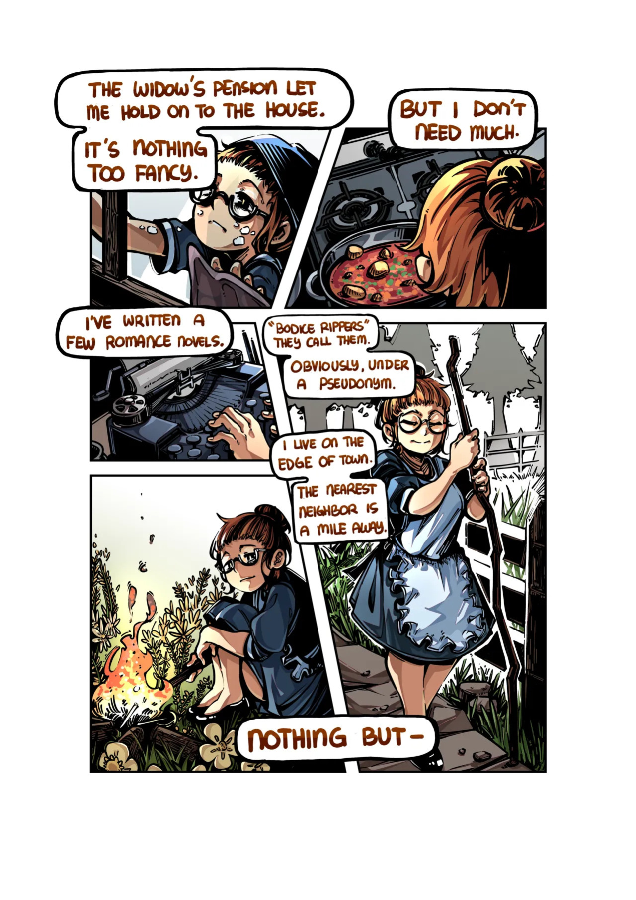 [Pencilnote] Miss Cannery's Houseguest (OCs) [Ongoing] [ENG]