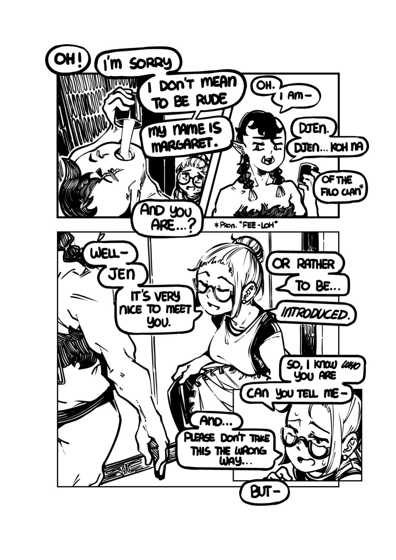 [Pencilnote] Miss Cannery's Houseguest (OCs) [Ongoing] [ENG]