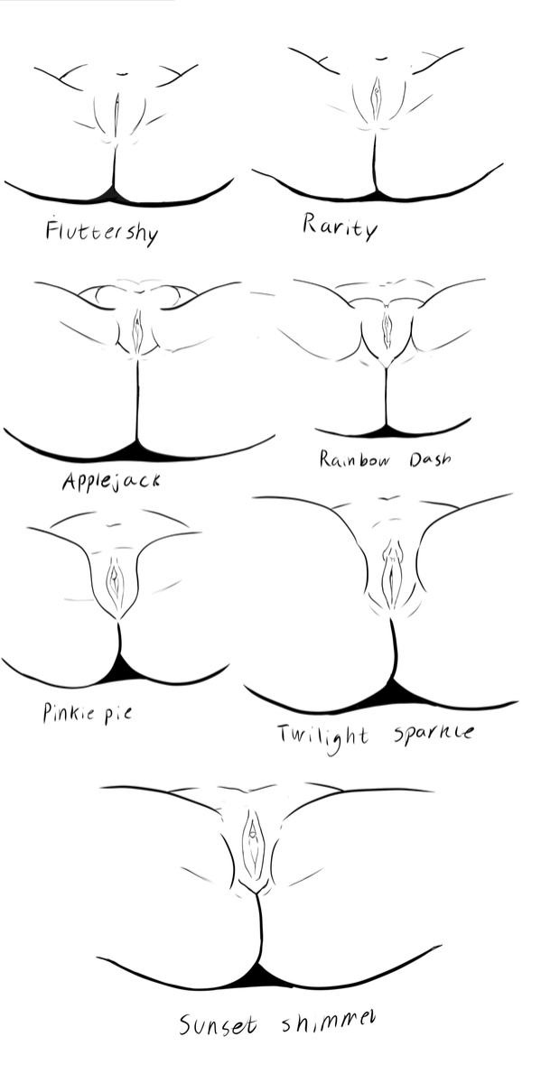 Annon MLP Celestia, Luna, Scitwi, Sunset, Trixie, Starlight