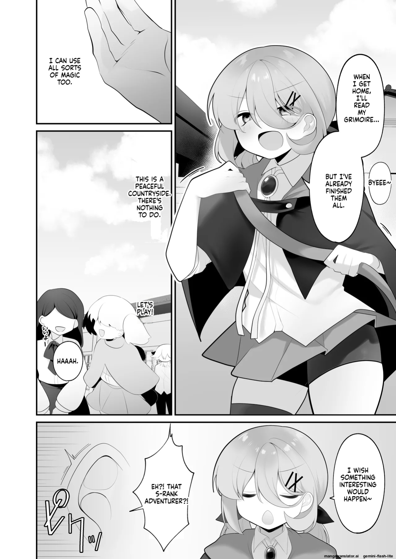 [Me no Kataki (Akinashi Koyomi)] Jishou Tensai Shoujo, Ero Trap Dungeon ni Idomu ~Sugureta Zunou to Boudai na Maryoku to Saikyou no Omamori de Musou Shimasu~ [English] [SCANMTL]