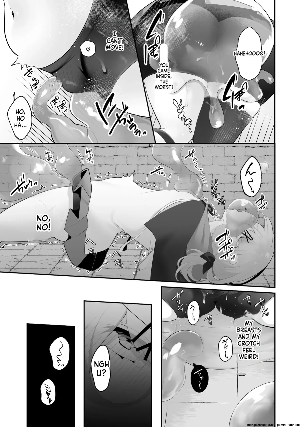 [Me no Kataki (Akinashi Koyomi)] Jishou Tensai Shoujo, Ero Trap Dungeon ni Idomu ~Sugureta Zunou to Boudai na Maryoku to Saikyou no Omamori de Musou Shimasu~ [English] [SCANMTL]