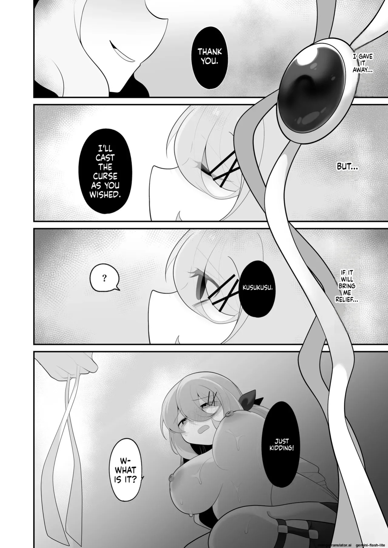 [Me no Kataki (Akinashi Koyomi)] Jishou Tensai Shoujo, Ero Trap Dungeon ni Idomu ~Sugureta Zunou to Boudai na Maryoku to Saikyou no Omamori de Musou Shimasu~ [English] [SCANMTL]