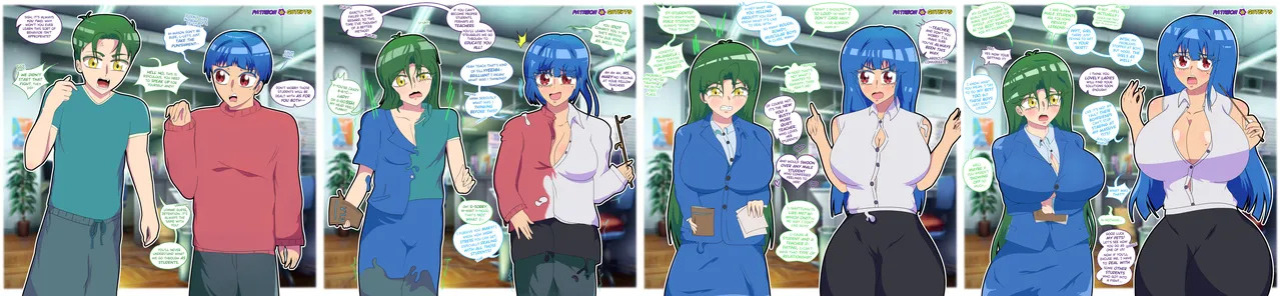 QuteyTG's Gender-Bending Art & Sequences