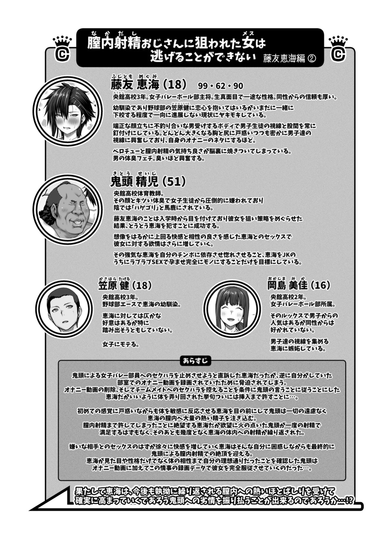 [ClimbCrown] Nakadashi Oji-san ni Nerawareta Mesu wa Nigeru Koto ga Dekinai ~Fujitomo Megumi Hen 2~ | A Woman Can't Get Away After Being Targeted By This Horny Old Man - Fujitomo Megumi Edition Vol.2 [English] =White Symphony= [Digital]
