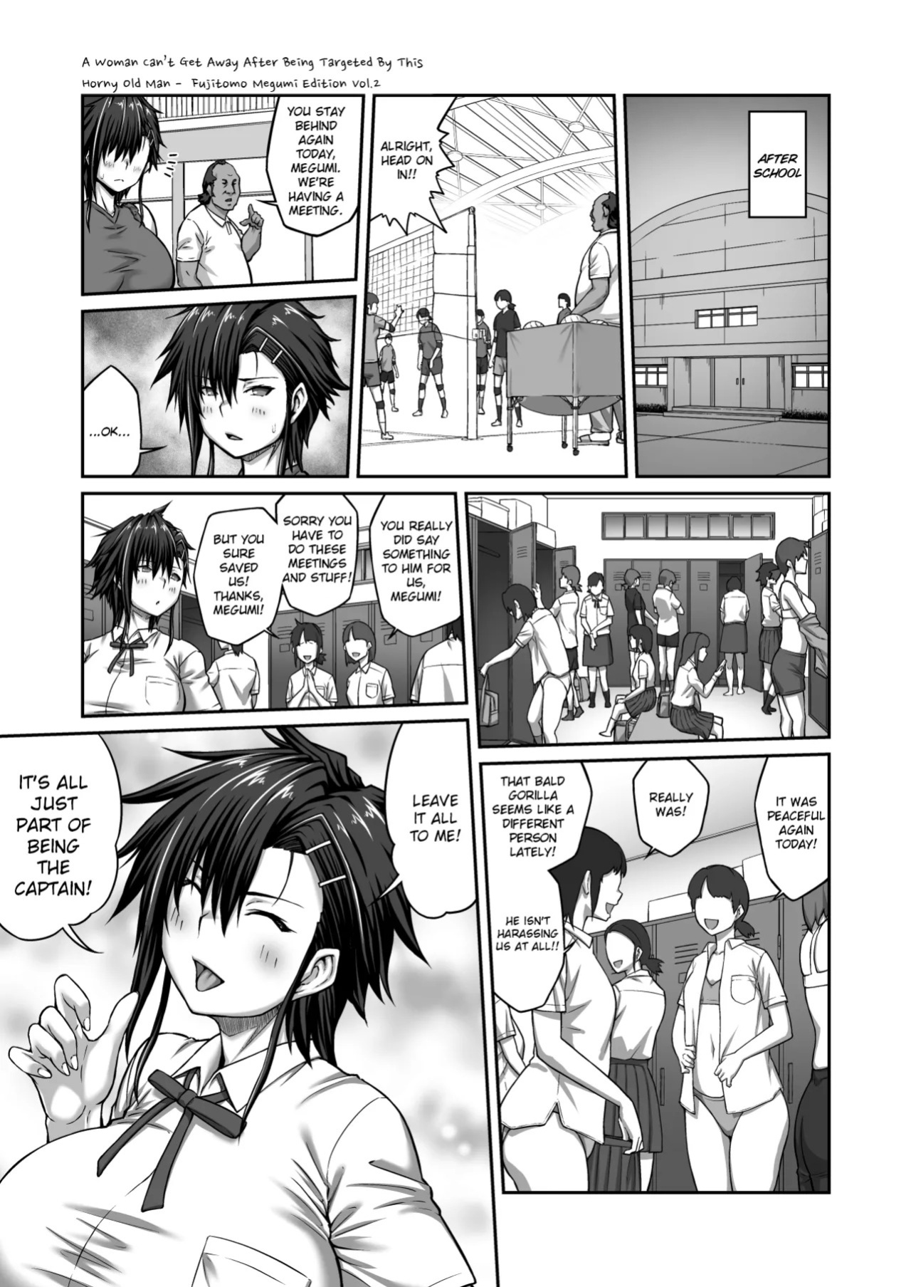 [ClimbCrown] Nakadashi Oji-san ni Nerawareta Mesu wa Nigeru Koto ga Dekinai ~Fujitomo Megumi Hen 2~ | A Woman Can't Get Away After Being Targeted By This Horny Old Man - Fujitomo Megumi Edition Vol.2 [English] =White Symphony= [Digital]