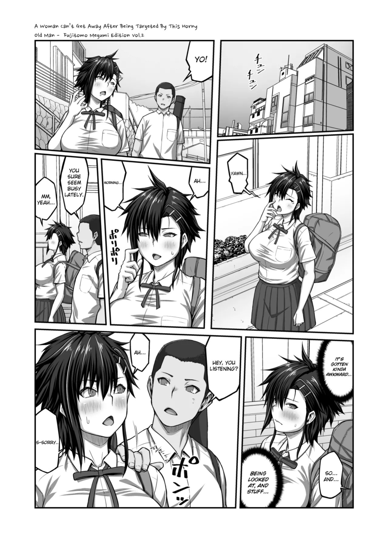 [ClimbCrown] Nakadashi Oji-san ni Nerawareta Mesu wa Nigeru Koto ga Dekinai ~Fujitomo Megumi Hen 2~ | A Woman Can't Get Away After Being Targeted By This Horny Old Man - Fujitomo Megumi Edition Vol.2 [English] =White Symphony= [Digital]