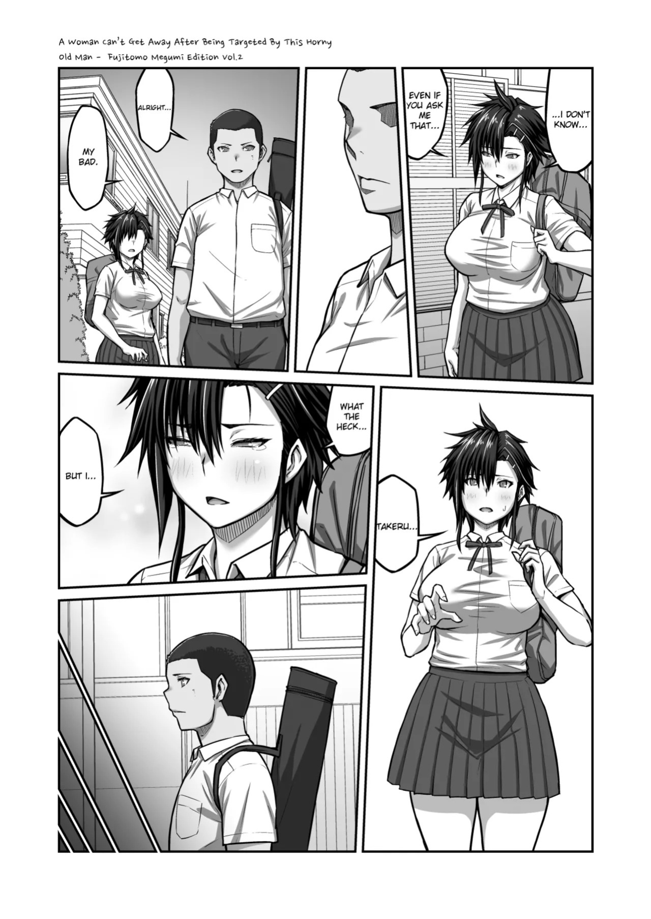 [ClimbCrown] Nakadashi Oji-san ni Nerawareta Mesu wa Nigeru Koto ga Dekinai ~Fujitomo Megumi Hen 2~ | A Woman Can't Get Away After Being Targeted By This Horny Old Man - Fujitomo Megumi Edition Vol.2 [English] =White Symphony= [Digital]