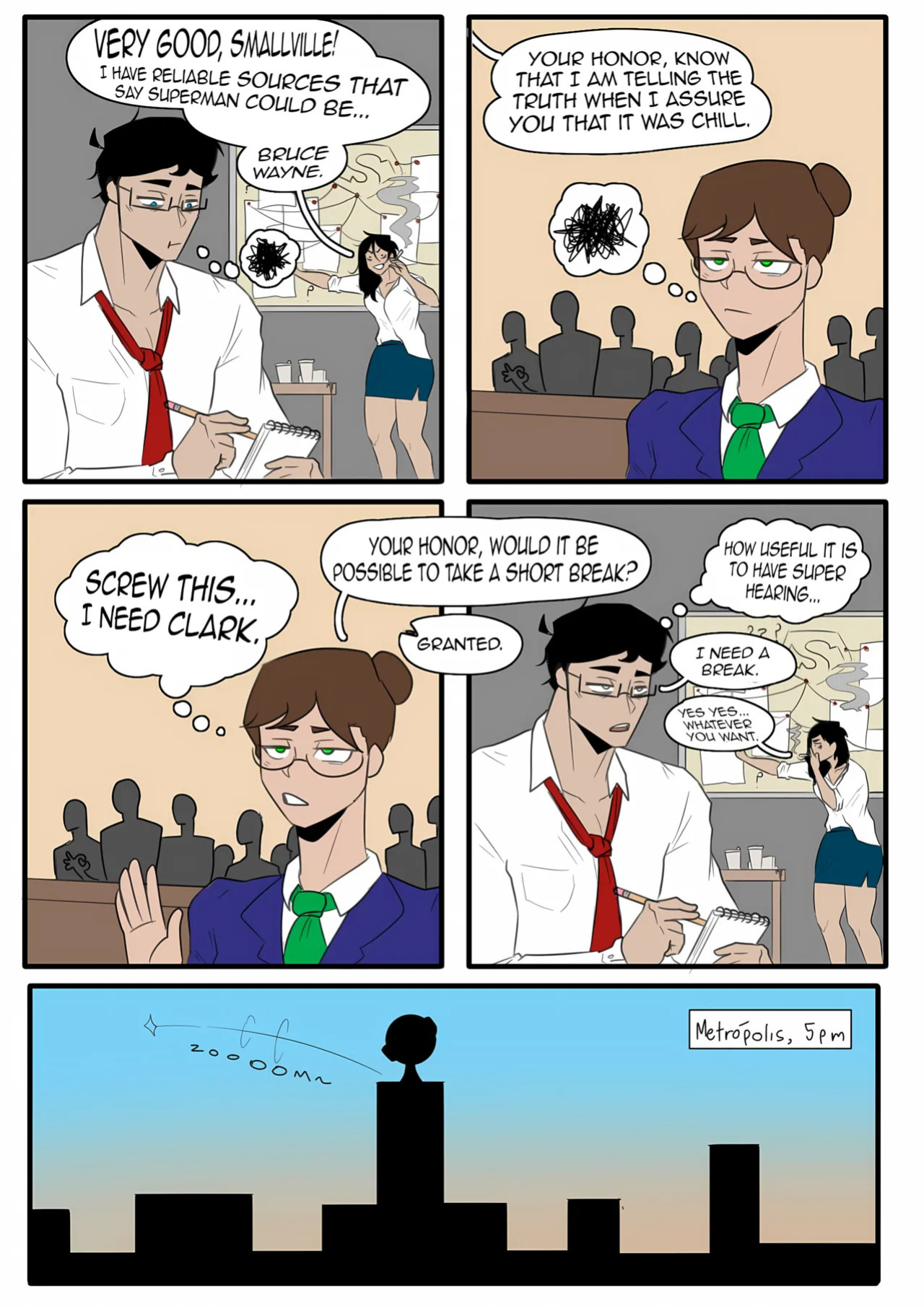 [Tinkybox] Jenny & Clark: My Sexual Adventures with Superman (Superman & Hulk) (HIATUS) (English)