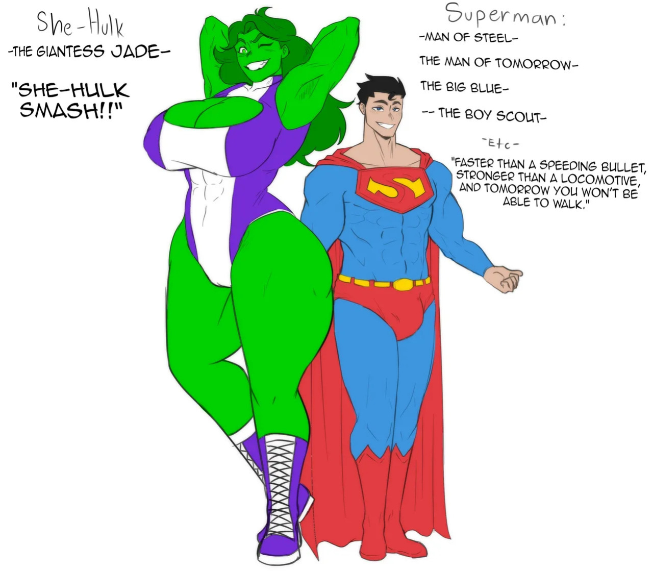 [Tinkybox] Jenny & Clark: My Sexual Adventures with Superman (Superman & Hulk) (HIATUS) (English)