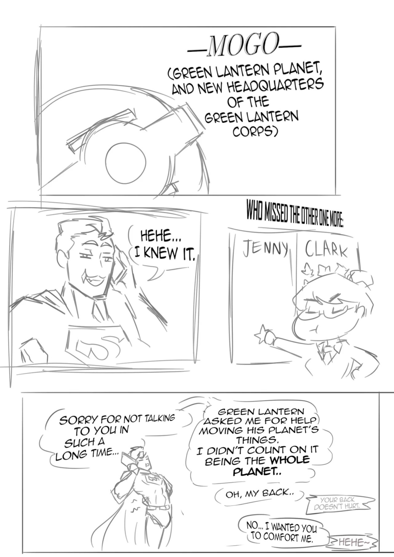 [Tinkybox] Jenny & Clark: My Sexual Adventures with Superman (Superman & Hulk) (HIATUS) (English)