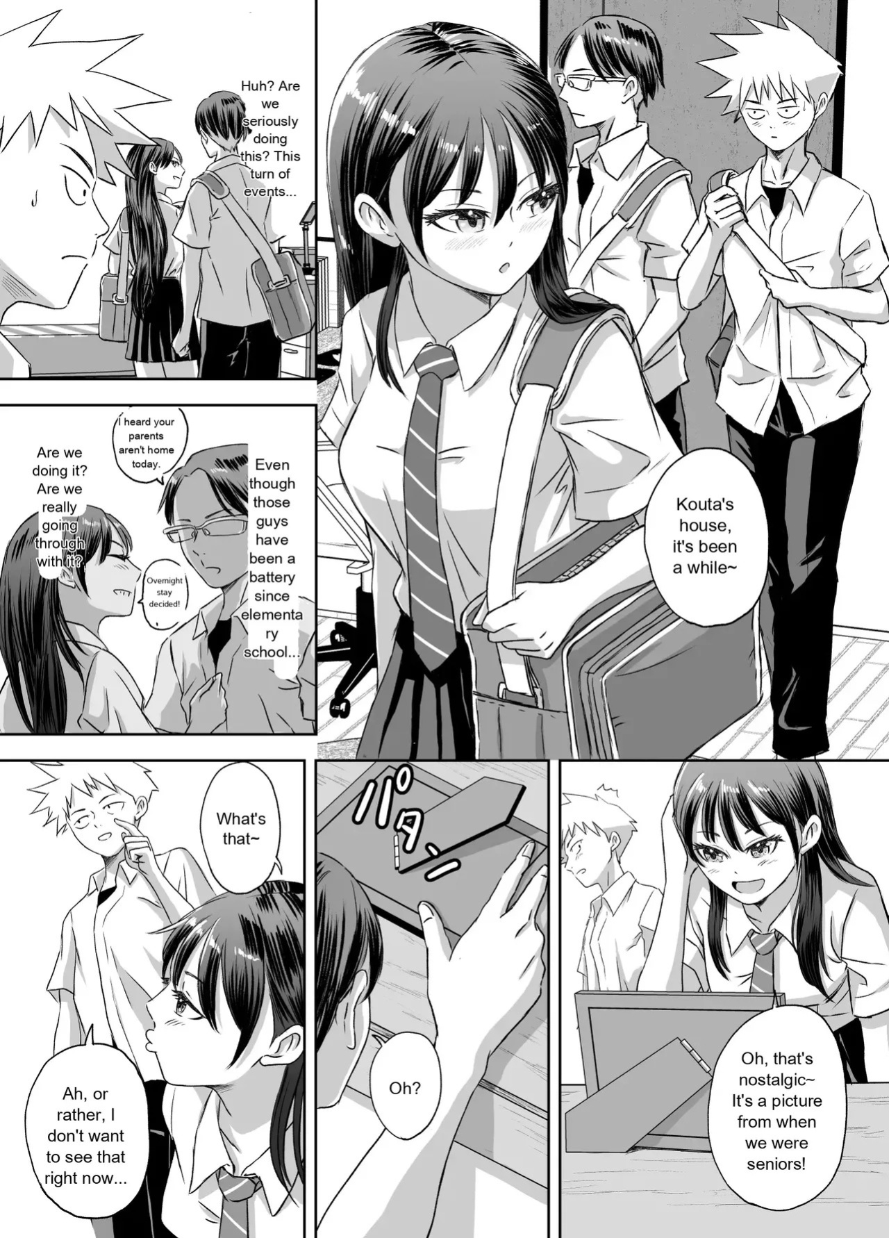 [Meganeko] The Story of How I Became a High School Girl Before the School Trip