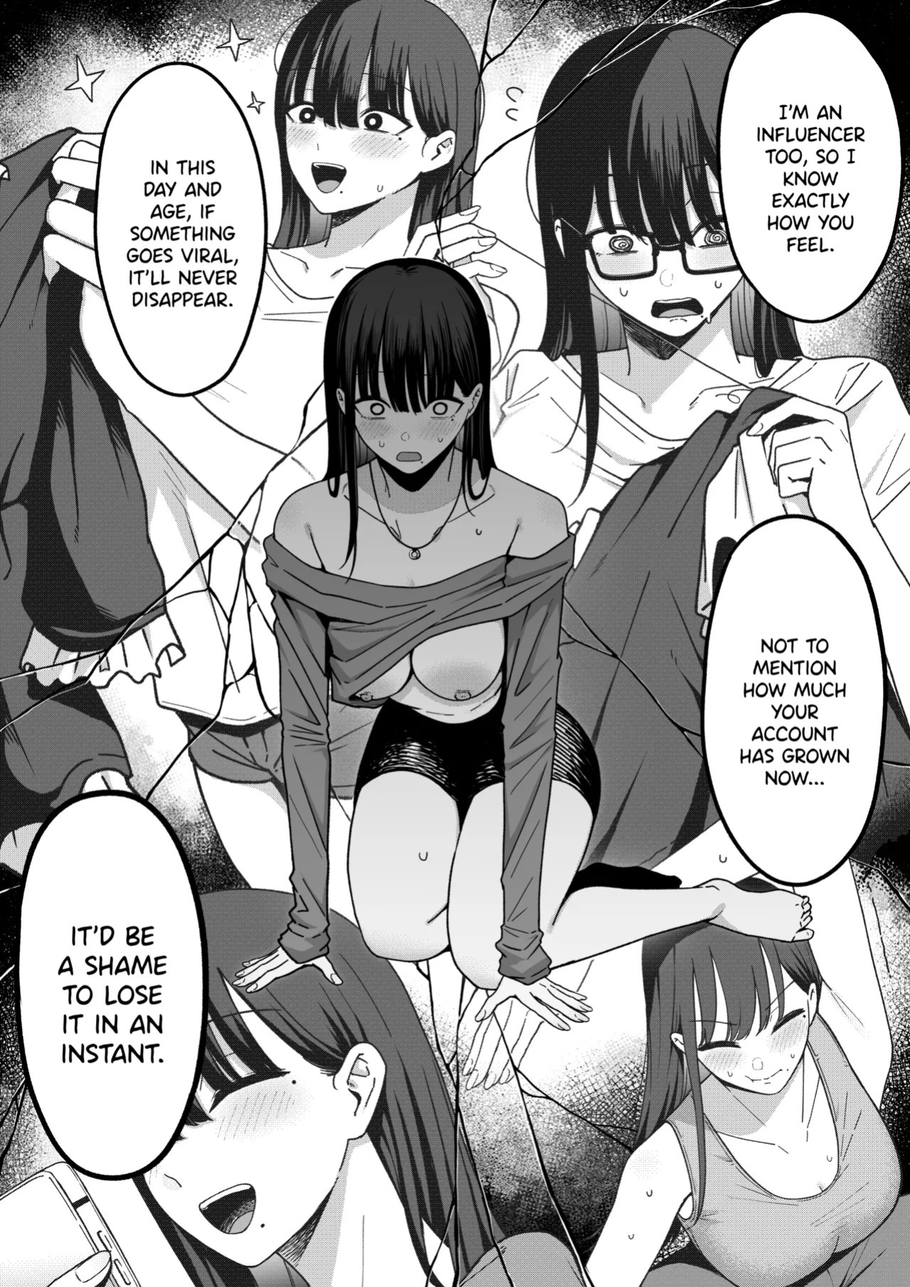 [Shirasudon] Anotoki Futteshimatta Moto Inkya no Onna Tomodati ga Ura Aka Haisinsya ni Natta Riyuu. [English] [SDTLs]