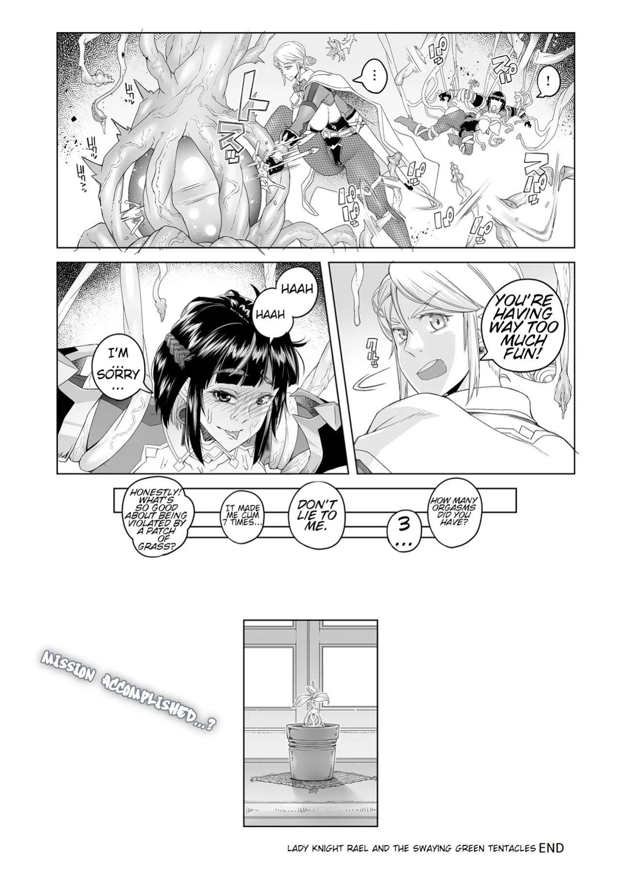 [Asaki Blog Branch Office (Asaki Takayuki)] Onna Kishi Rahel to Midori Ude no Yuragi - Lady Knight Rahel and the Swaying Green Tentacles [Digital] [CT Scans]