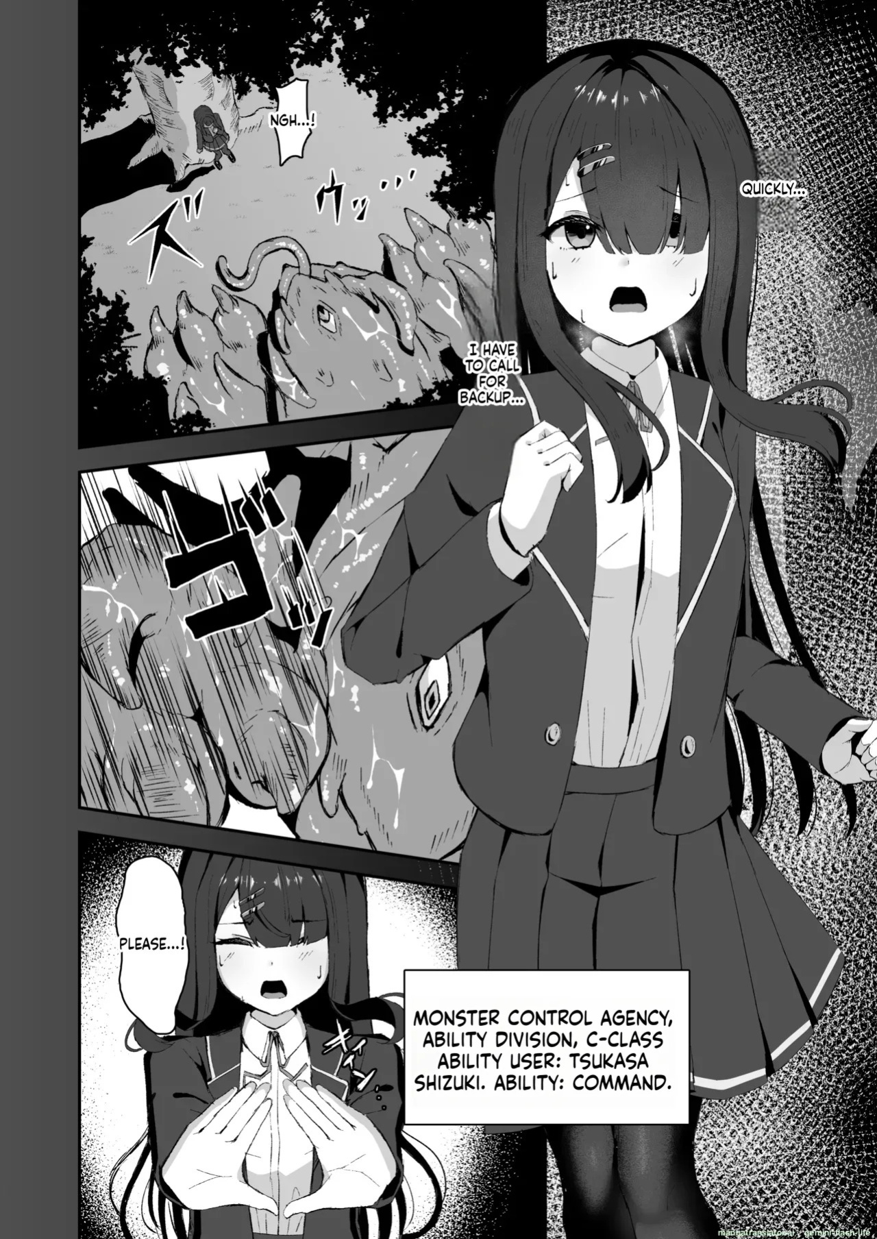 [Tamazushi (Shiratama)] Joukyuu Jutsushi ga Kouhai ni Shokushu de Yabukasaseru Hanashi - A STORY ABOUT A SENIOR MAGICIAN BEING DEFEATED BY A JUNIOR WITH TENTACLES [English] [SCANMTL] [Digital]