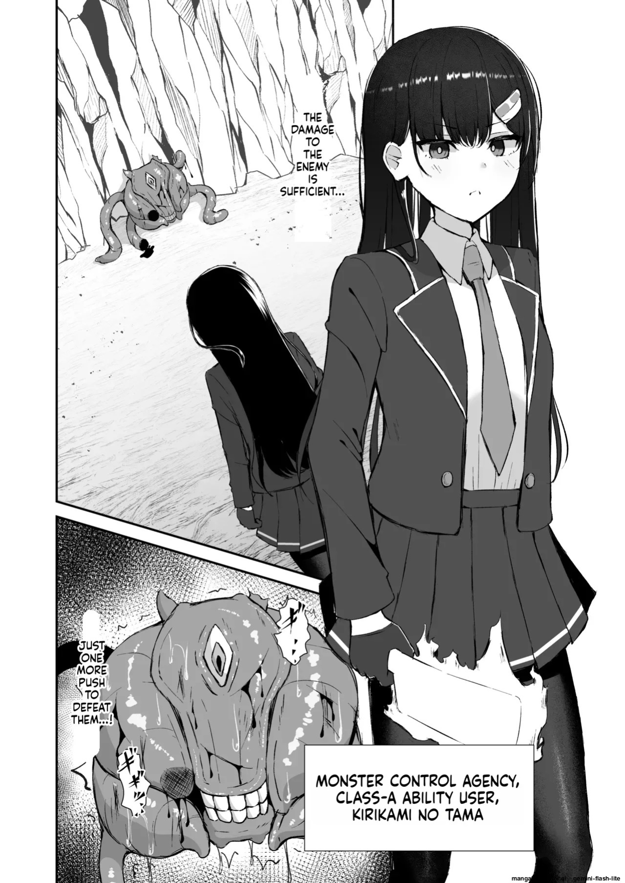 [Tamazushi (Shiratama)] Elite Nouryokusha ga Akumu no Naka de Shokushu ni Haika Sareru Hanashi - A STORY ABOUT AN ELITE PSYCHIC BEING DEFEATED BY TENTACLES IN A NIGHTMARE. [English] [SCANMTL] [Digital]