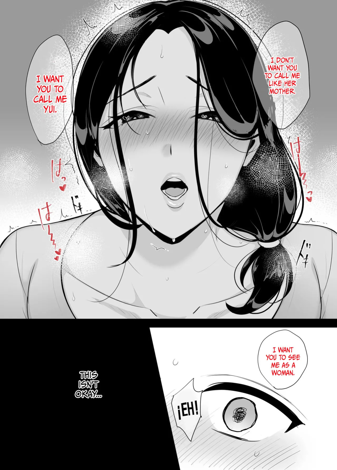 [Botamochi] Kanojo no Haha ni Taberareru ~ Yuuwaku sarete Naisho no Furin Kankei | My girlfriend's mother devours me ~ Seduced into having a secret relationship. [English]