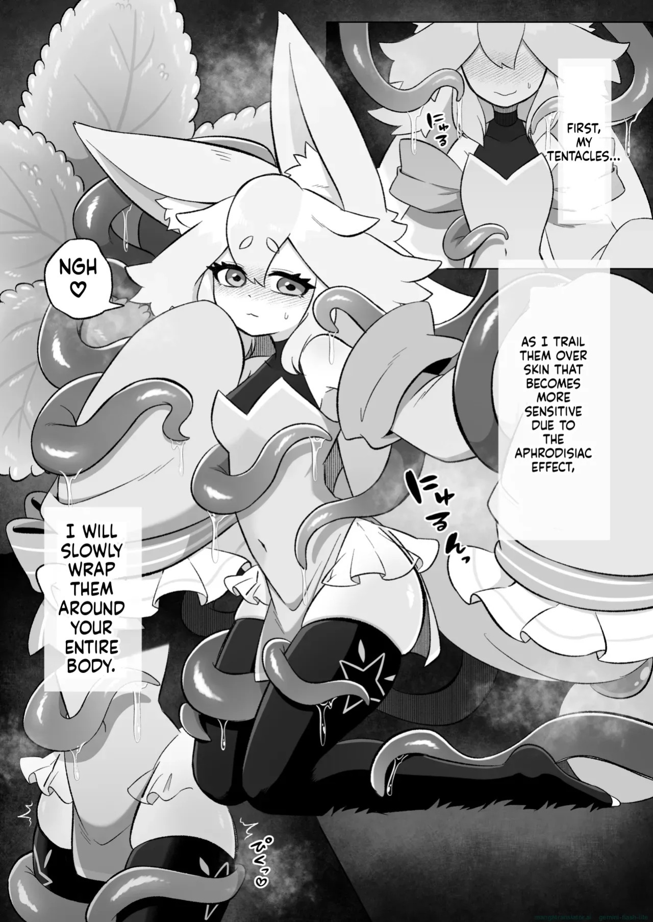 [Moto no Hondana (Moto)] Minarai futanari Inma ga Shokushu Onanii de Kairaku Zecchou Tanren suru Ohanashi [English] [SCANMTL]