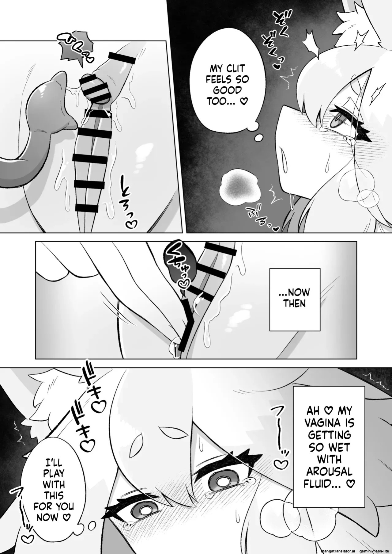 [Moto no Hondana (Moto)] Minarai futanari Inma ga Shokushu Onanii de Kairaku Zecchou Tanren suru Ohanashi [English] [SCANMTL]