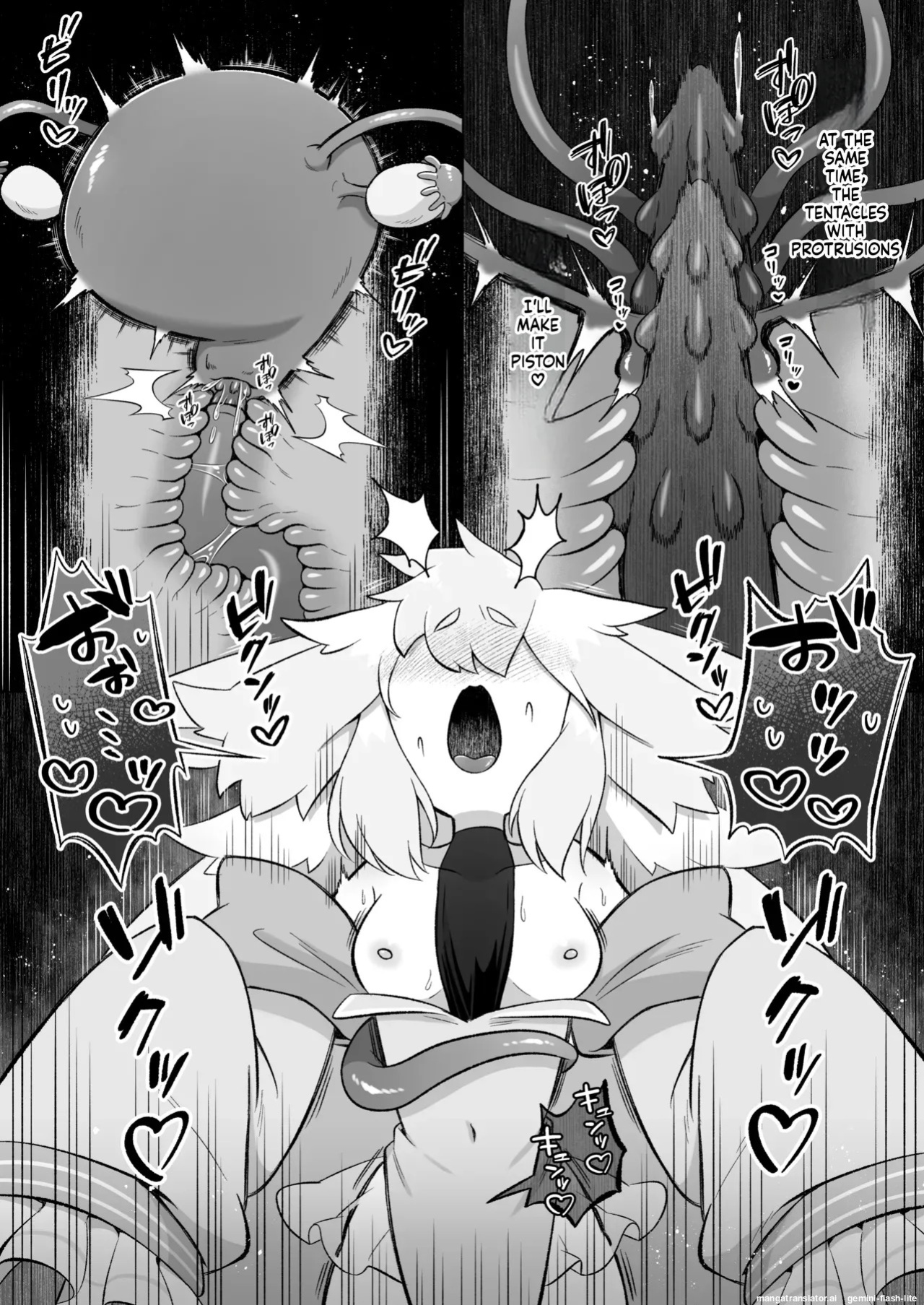 [Moto no Hondana (Moto)] Minarai futanari Inma ga Shokushu Onanii de Kairaku Zecchou Tanren suru Ohanashi [English] [SCANMTL]