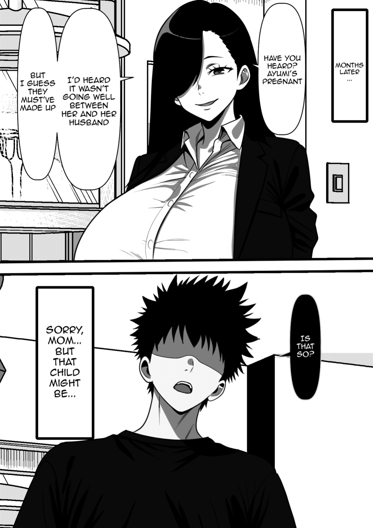 [Furitendou] Mob Danshi datta Ore ga Haha no Kouhai no YanMama o Haramaseru made no Hanashi | The Story Of How I, An Irrelevant Guy, Got To Impregnate My Mother's Delinquent MILF [English]