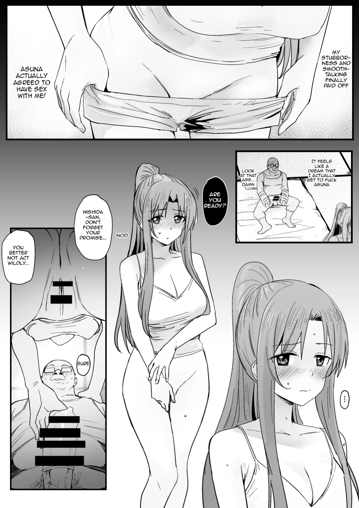 [Oninarasu] Asuna - Nishida 4 (Sword Art Online) [English]