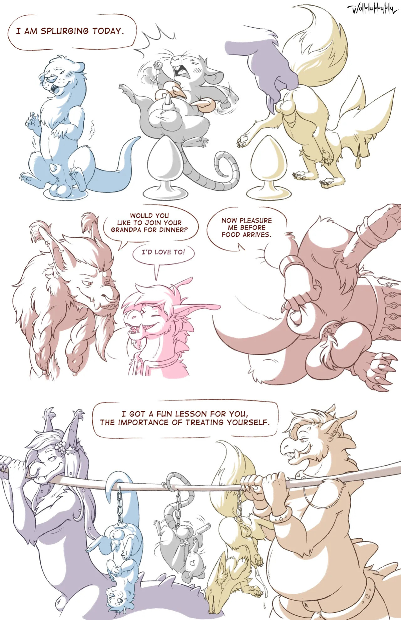 [wolfluffyfly] Rude Food [Ongoing]