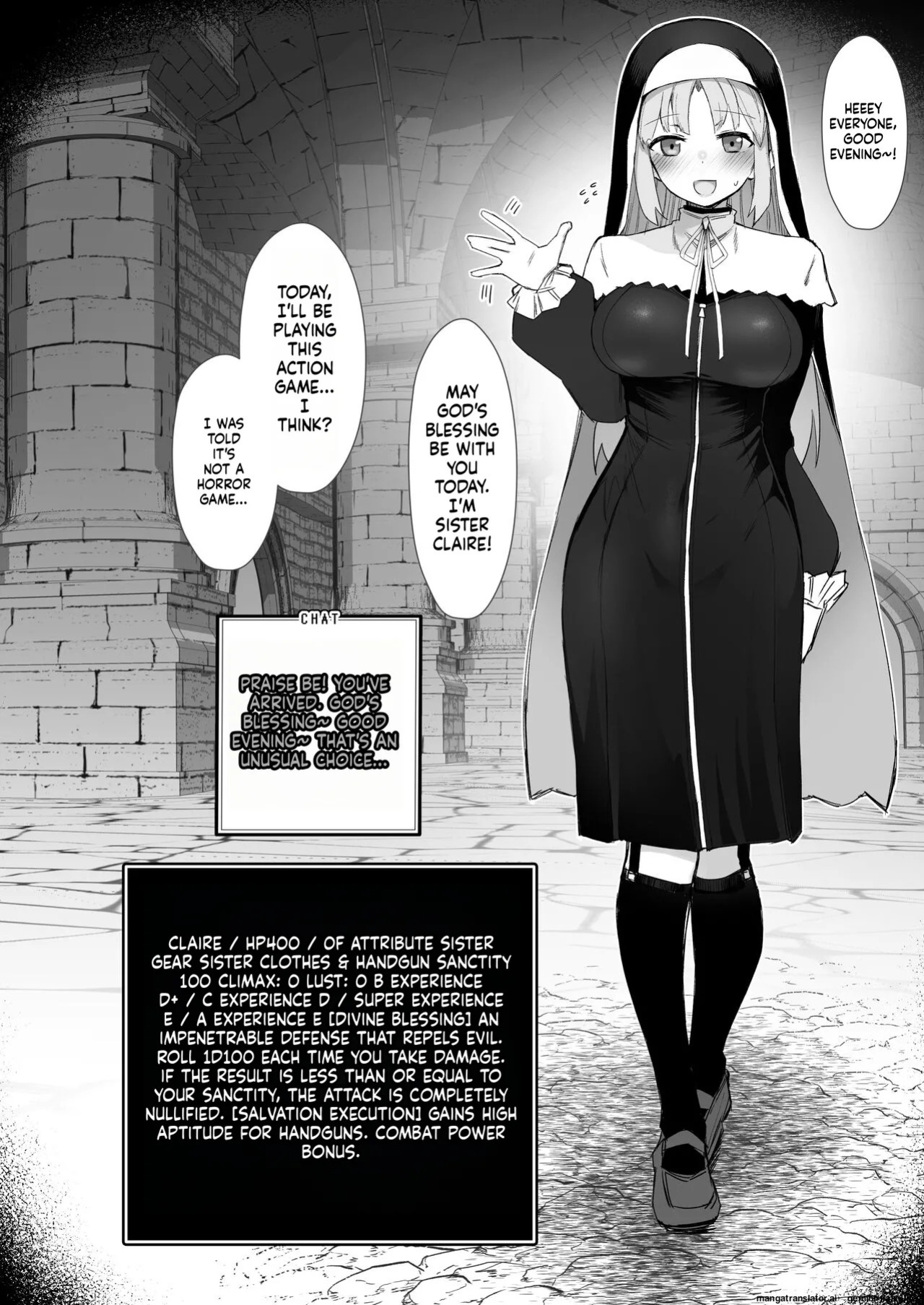 [30min-5000yen (Kagami Uekusa)] Niji Ero Trap Dungeon Bu 4 (Sister Claire) [Digital] (SCANMTL)