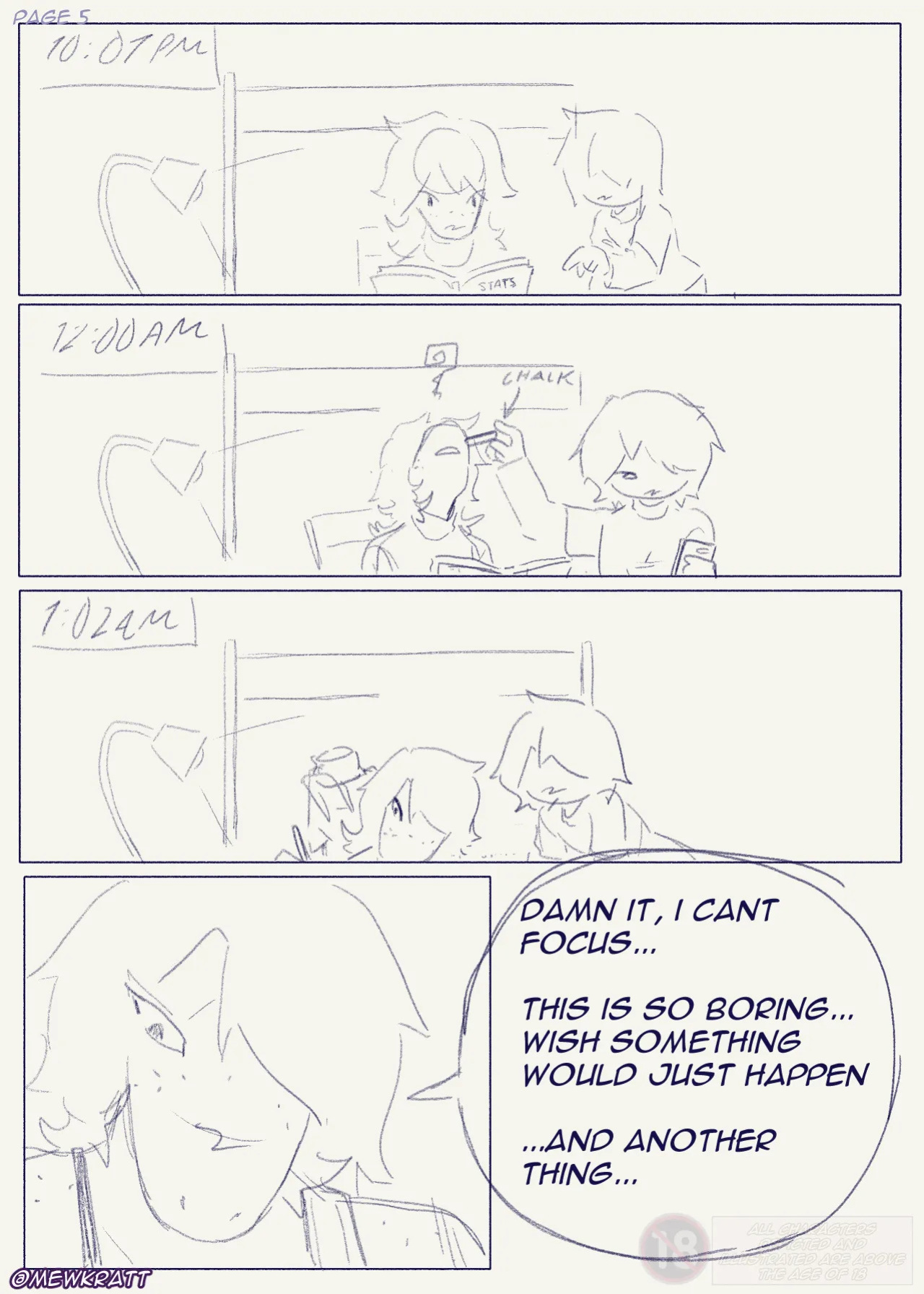 [MewKratt ]Totally Responsible Dorkmates (Deltarune) (WIP sketches) (Ongoing)