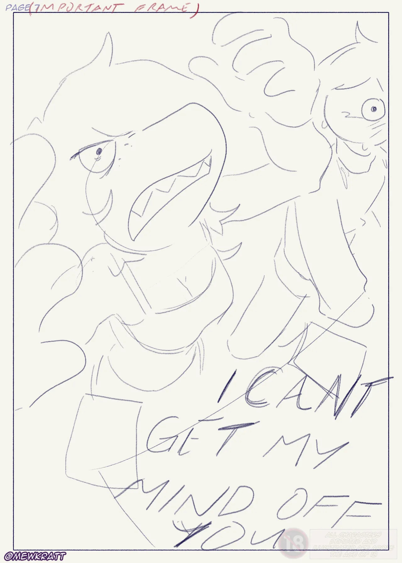 [MewKratt ]Totally Responsible Dorkmates (Deltarune) (WIP sketches) (Ongoing)