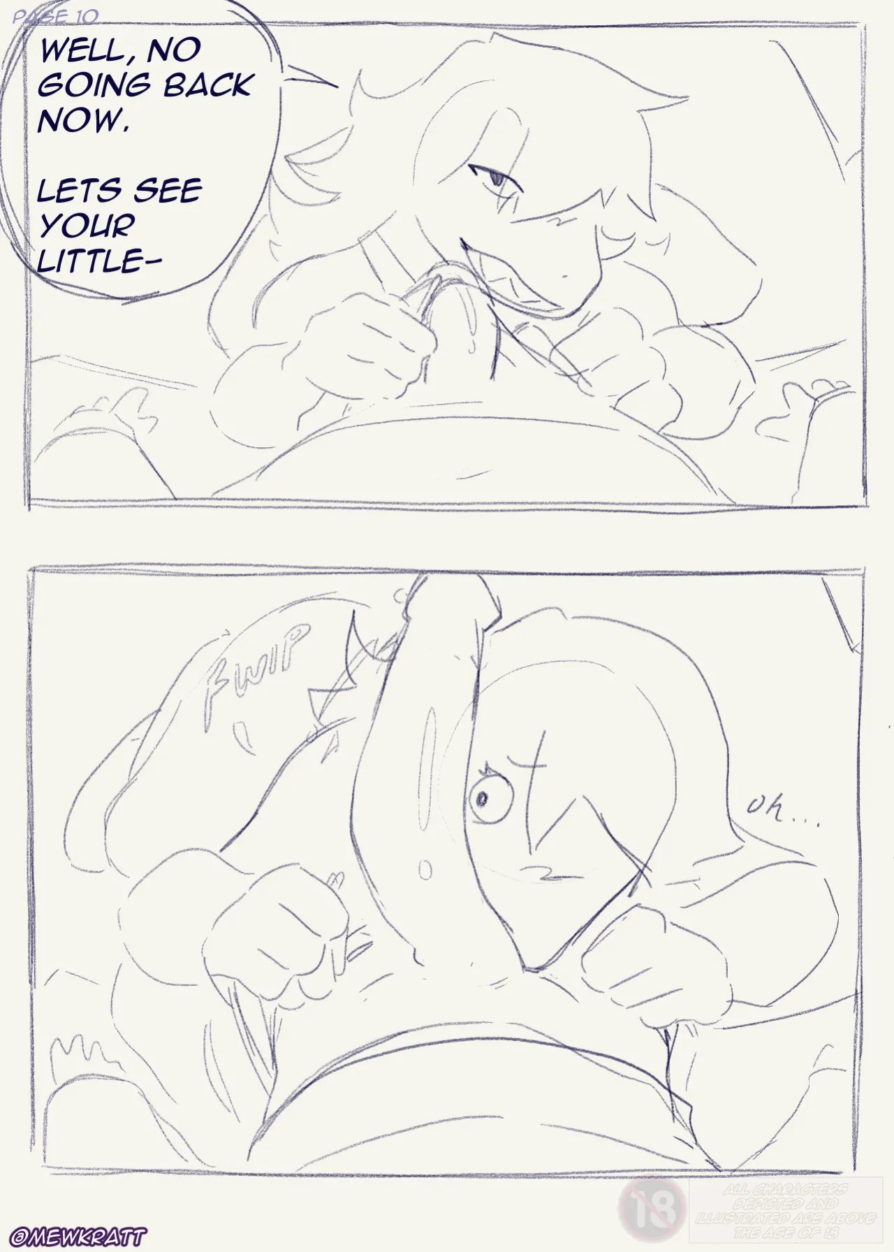 [MewKratt ]Totally Responsible Dorkmates (Deltarune) (WIP sketches) (Ongoing)