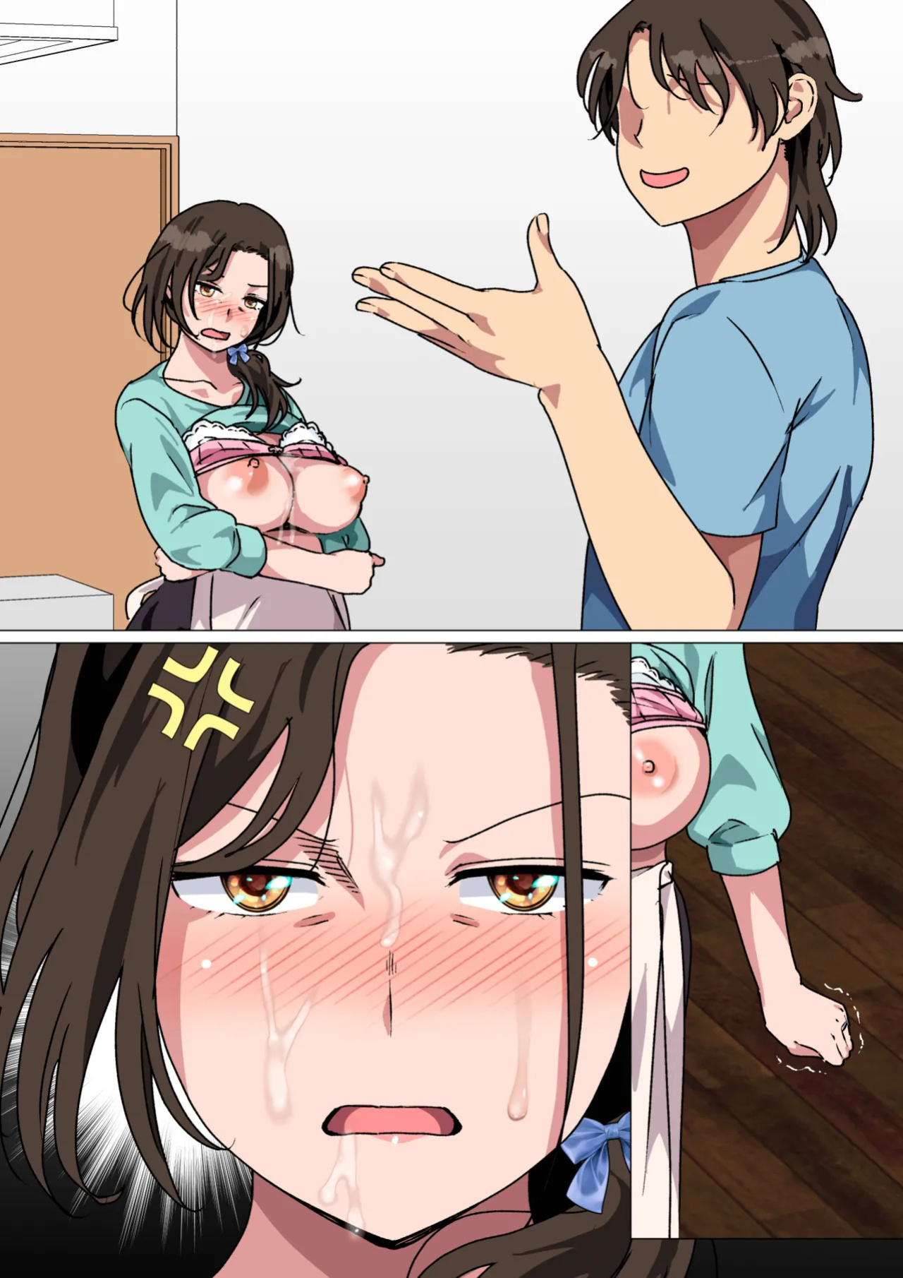 [Circle Spice] Haha ga Ecchi na Chouhatsu Shite Kita node Gaman Dekizu ni Hangeki Shimashita. | My mom started seducing me, so I couldn't hold back and fuck her. [English] [MTL]
