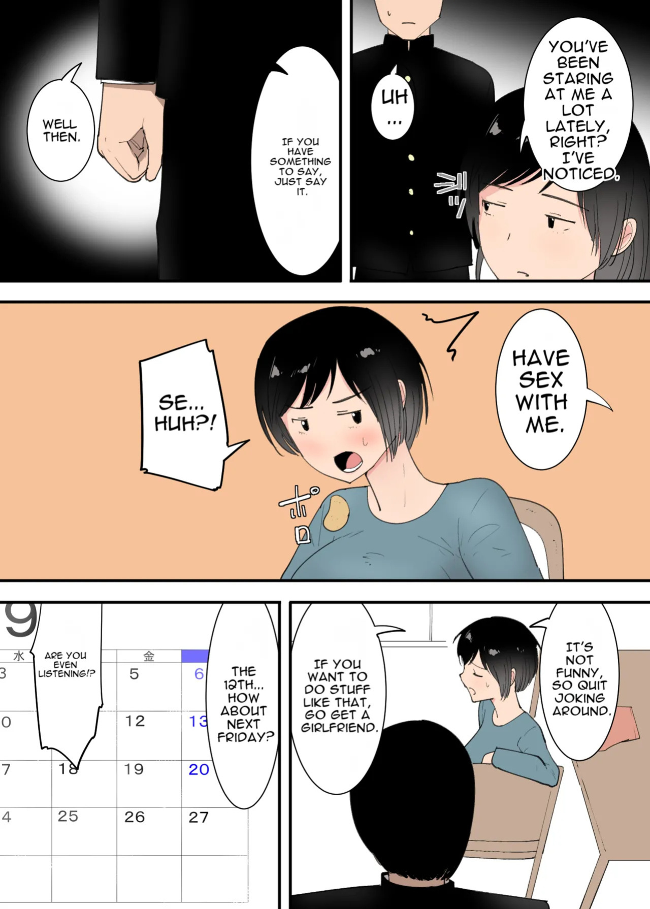 [Templicher] Kaa-san to Sex Shita Mikkakan | Three Days of Sex with My Mom [English] [MTL]