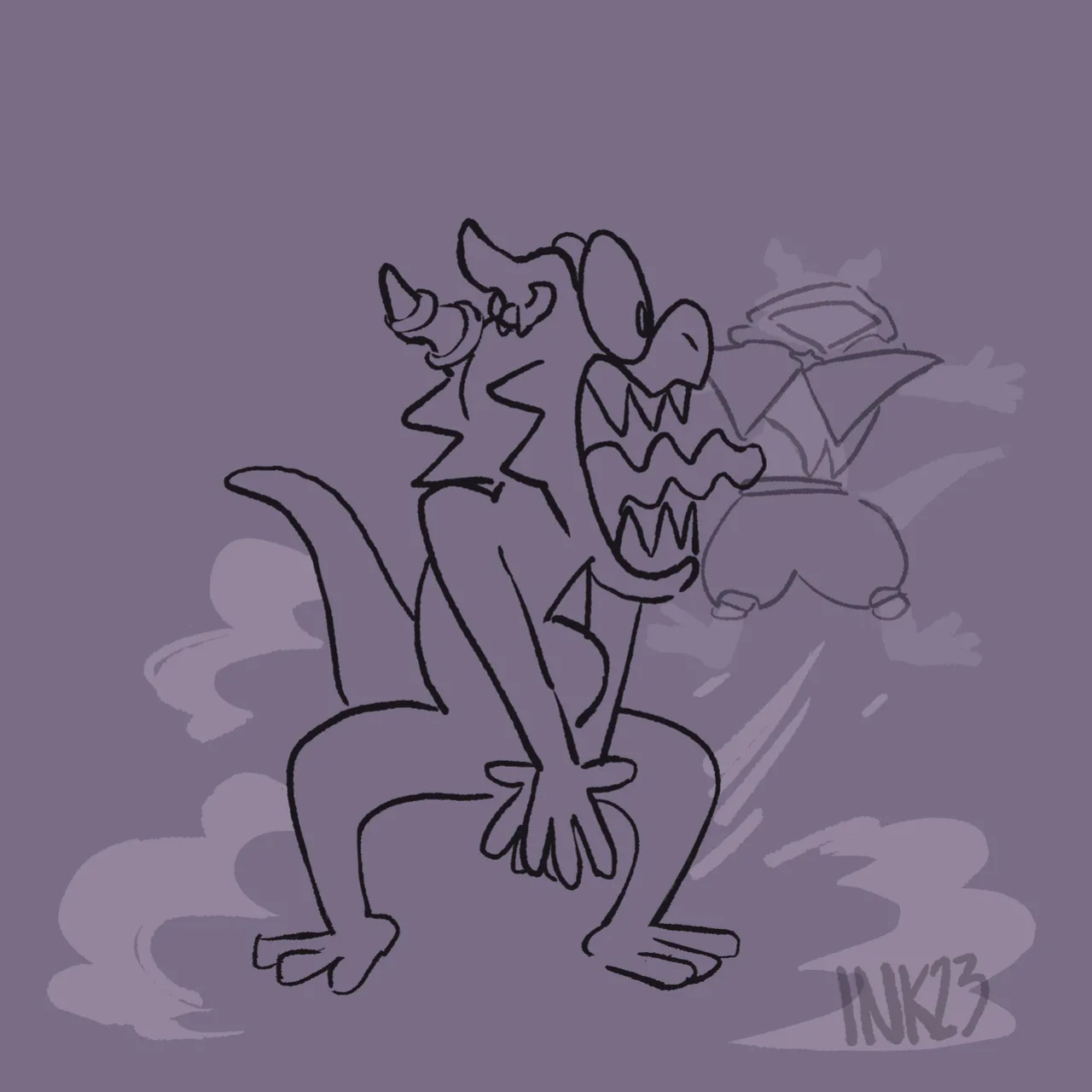 [lock-wolf / knoty_dog / inklings] faessi and master