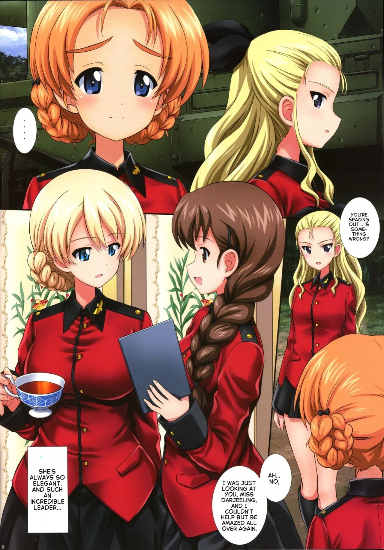(C97) [Kamogawaya (Kamogawa Tanuki)] Gochuumon wa Koucha desu ka? 3 - Is the order a cup of tea? 3 (Girls und Panzer) [English]